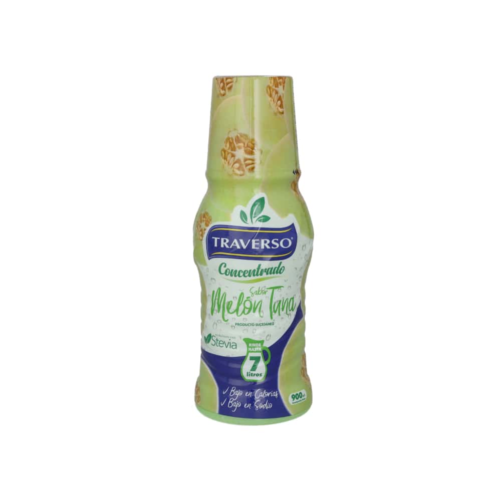 Jugo concentrado sabor melón Traverso (900 ml) - Miniatura 1