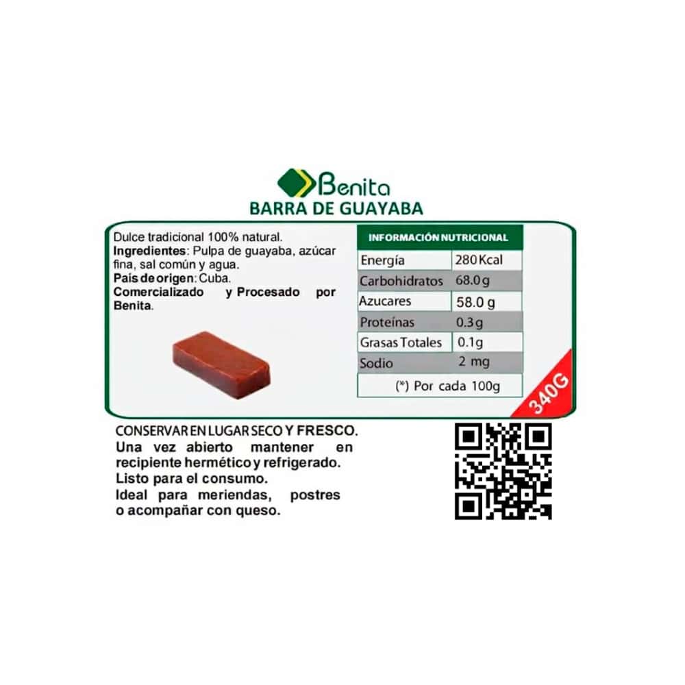 Barra de guayaba Benita (340 g / 11.99 oz) - Miniatura 2