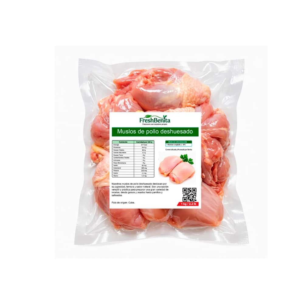 Muslos de pollo deshuesados FreshBenita (1 kg / 2.2 lb) - Miniatura 1