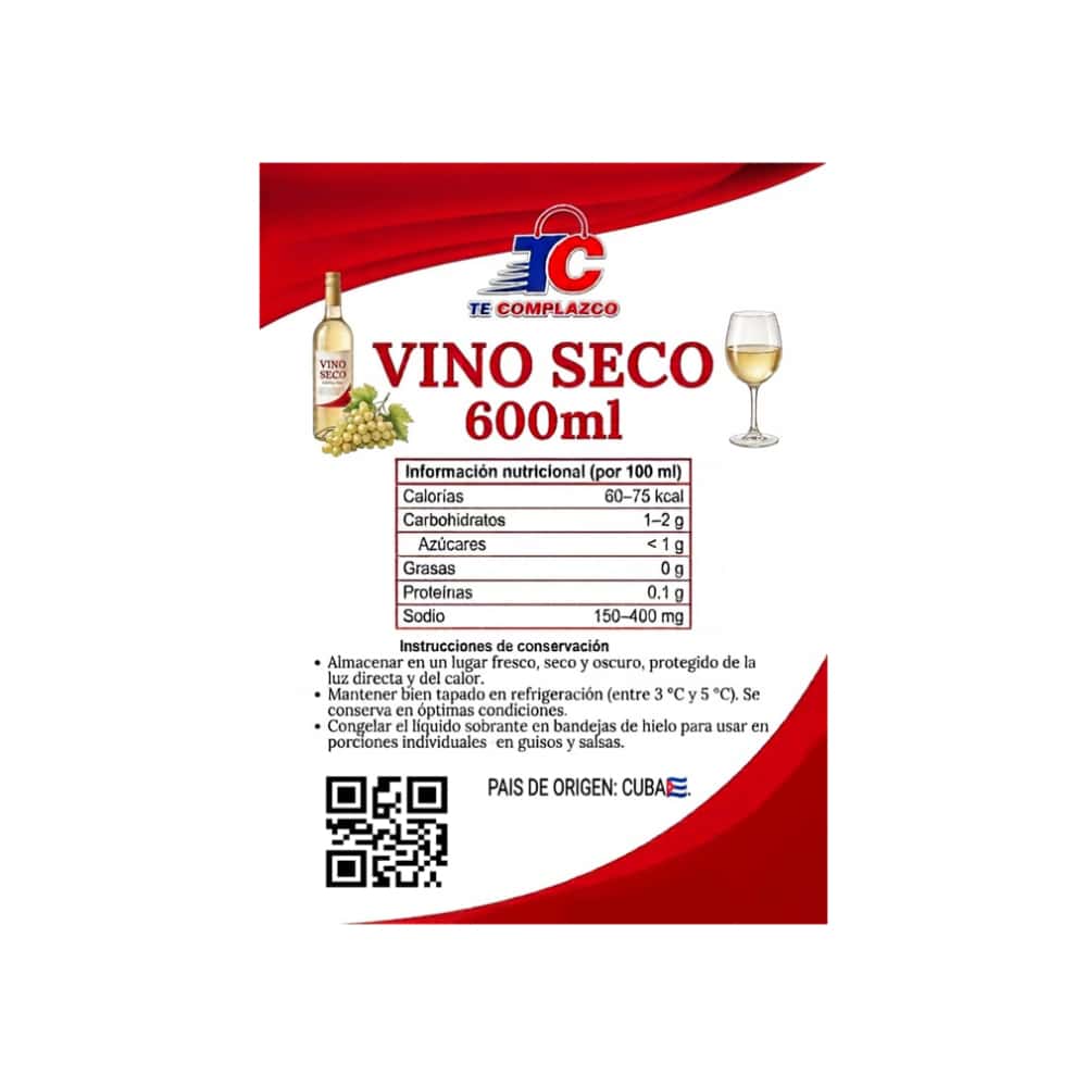 Vino seco Te Complazco (600 ml) - Miniatura 2