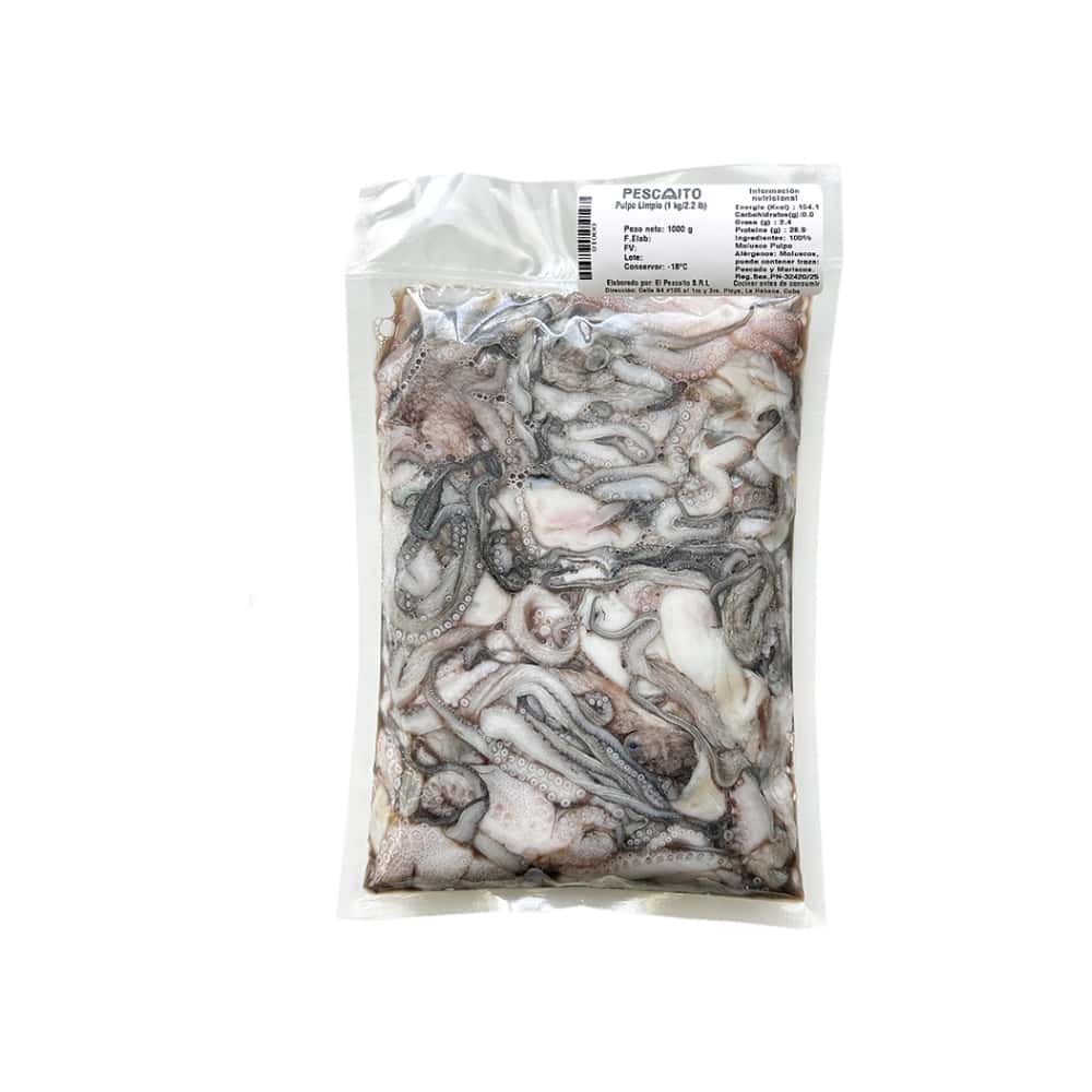 Pulpo limpio Pescaito (1 kg / 2.2 lb) - Miniatura 1