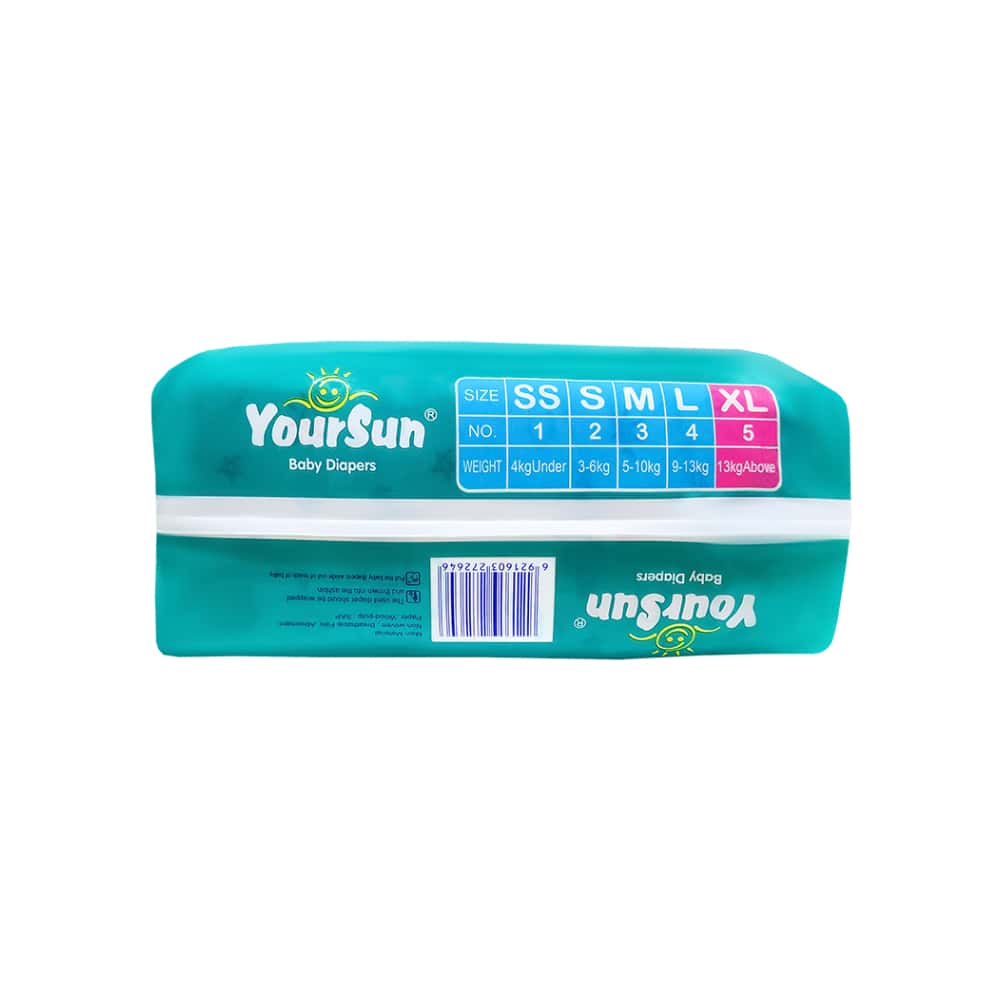 Pañales desechables para bebé más de 13 kg talla XL YourSun (16 U) - Miniatura 3