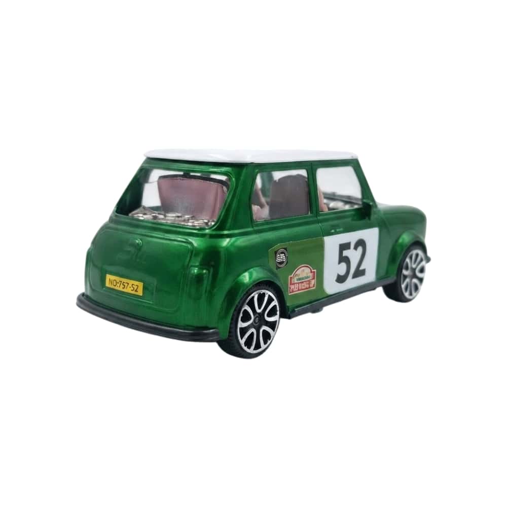 Carro clásico de juguete Mini Cooper verde y blanco Toys - Miniatura 2