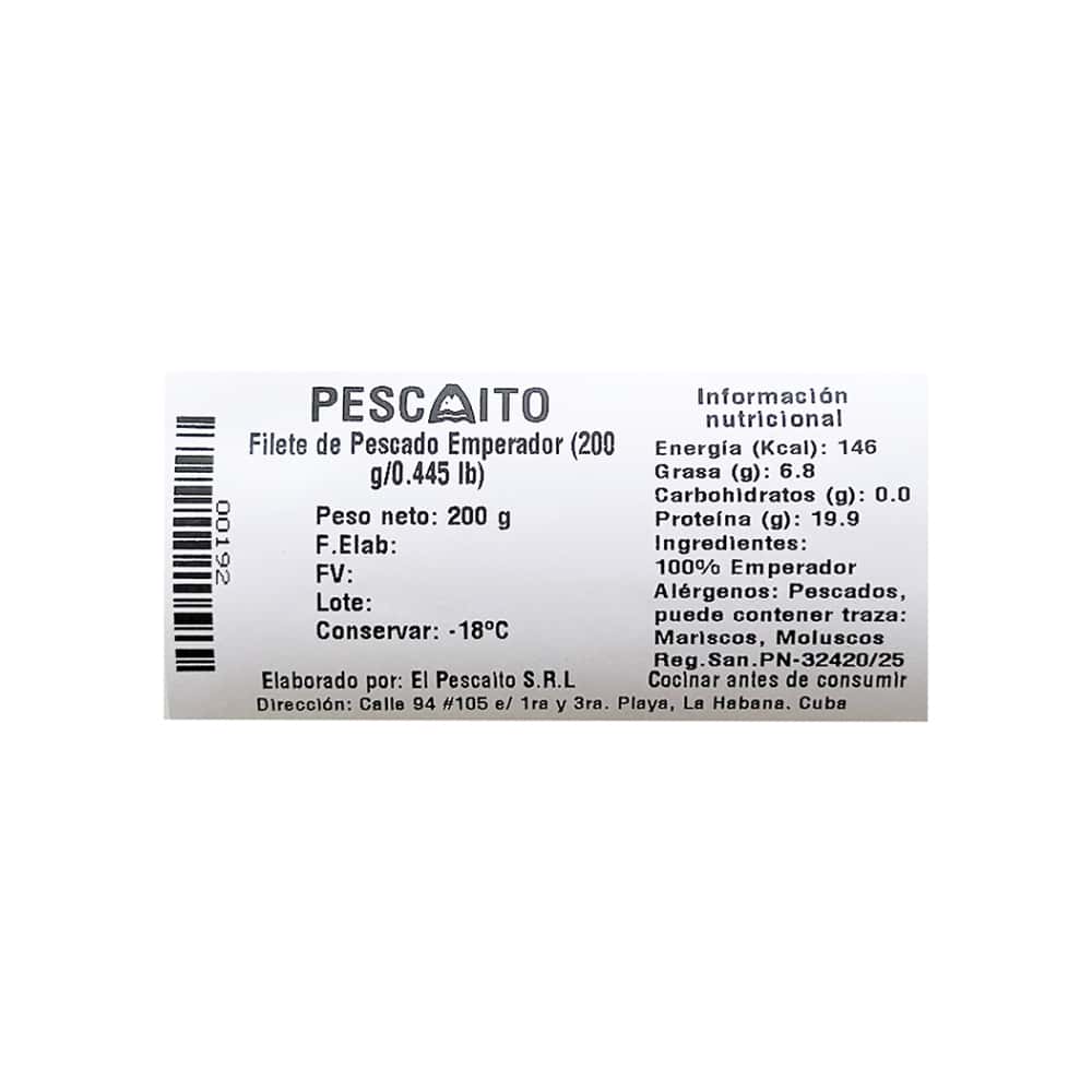 Filete de pescado emperador Pescaito (200 g / 7.05 oz) - Miniatura 4