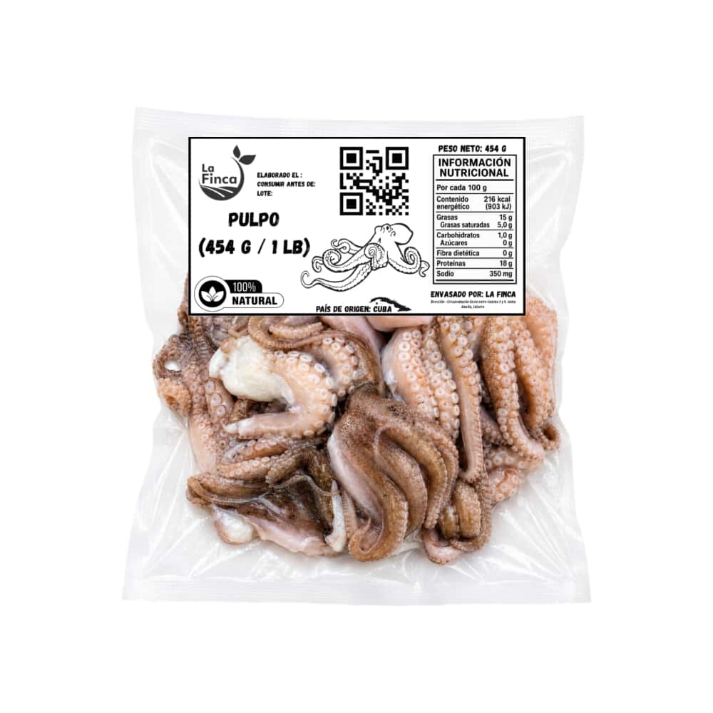 Pulpo entero La Finca (454 g / 1 lb) - Miniatura 2