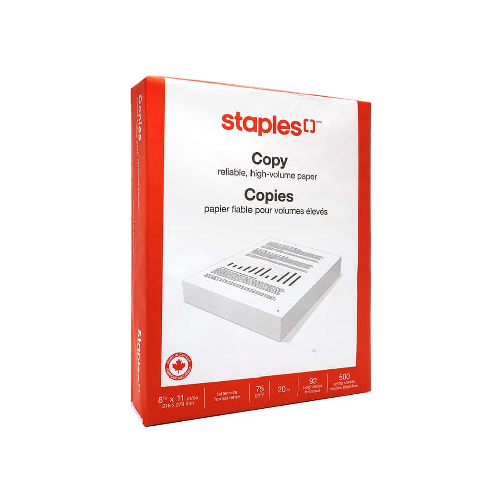 Paquete de hojas formato carta Staples (500 U) - Miniatura 2
