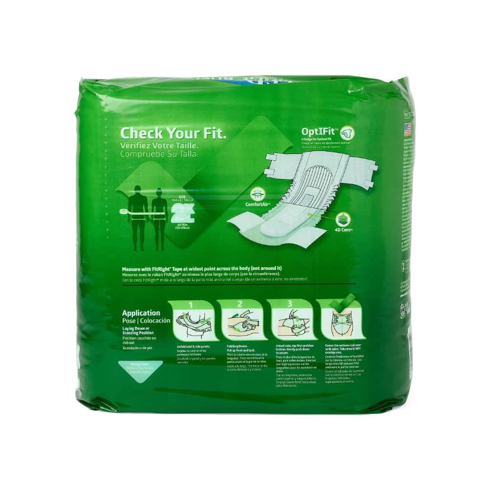 Pañales -culeros- desechables para adultos FitRight Talla XXL (20 U) - Miniatura 5