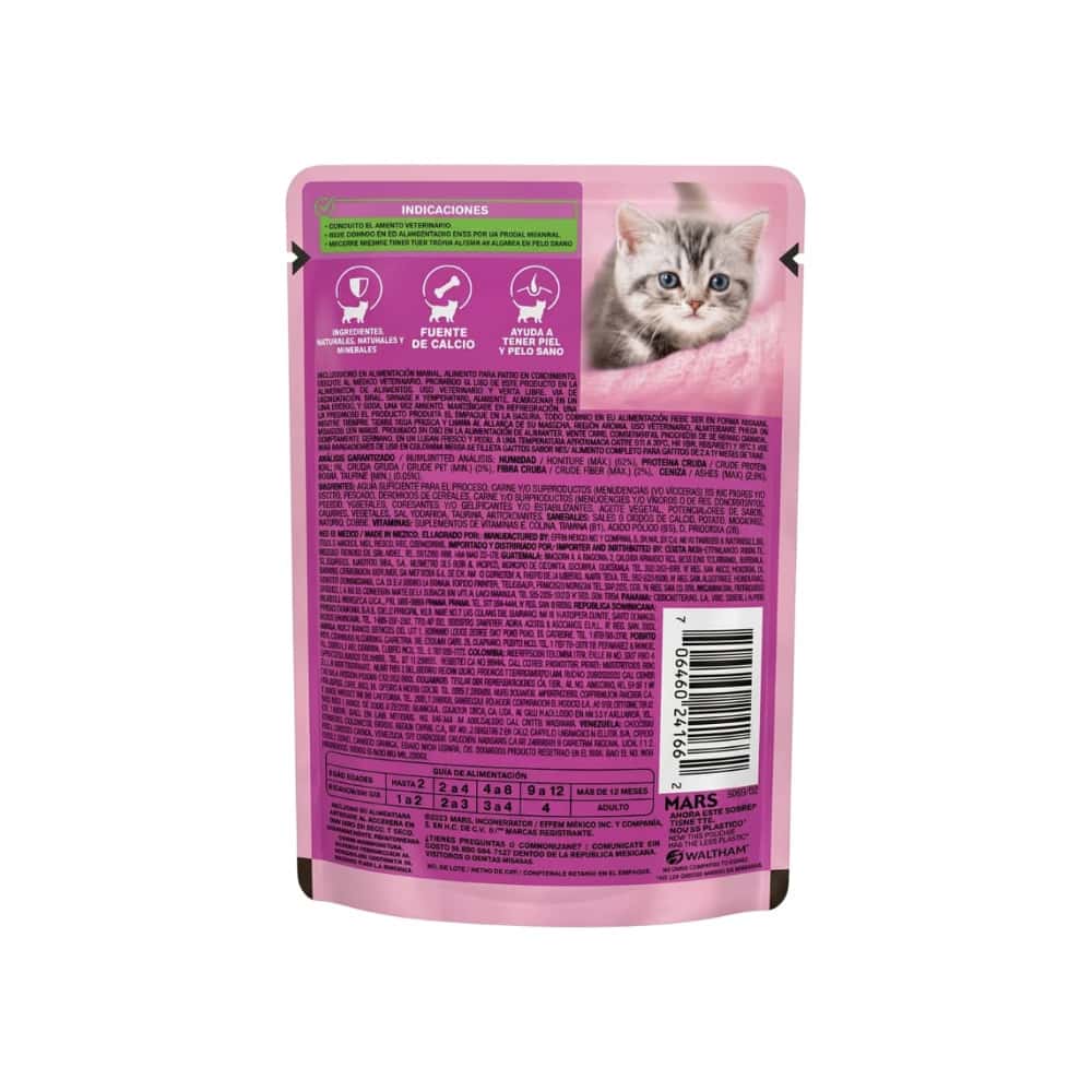 Alimento para gatos de 2-12 meses, sabor a res Whiskas (85 g / 2.99 oz) - Miniatura 2