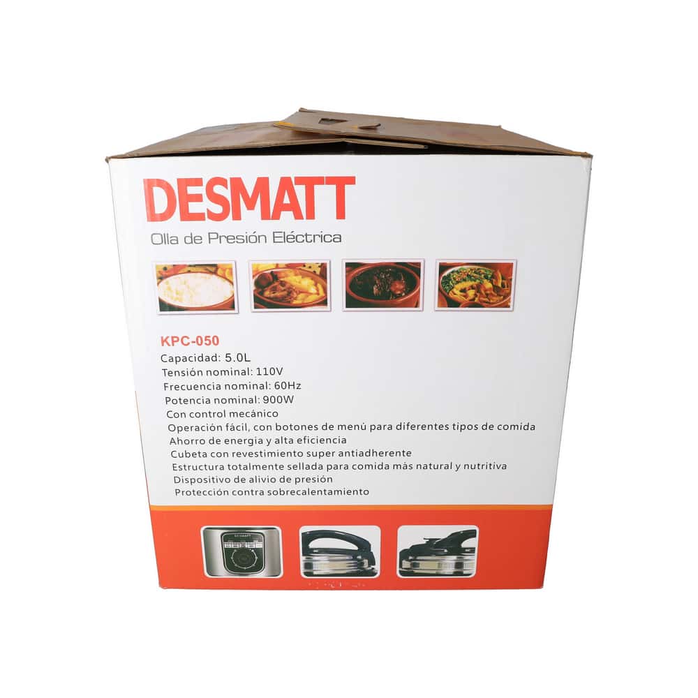 Olla de presión eléctrica de 5 L Desmatt KPC-050 - Miniatura 6