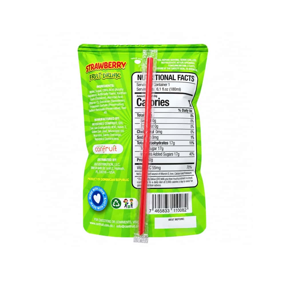 Bebida de frutas con sabor artificial a fresa Gayeyitas (180 ml / 6.1 fl oz) - Miniatura 2