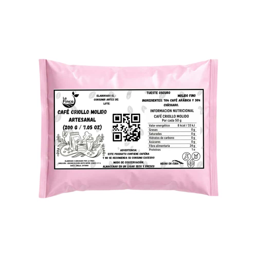 Café criollo molido artesanal La Finca (200 g / 7.05 oz) - Miniatura 1