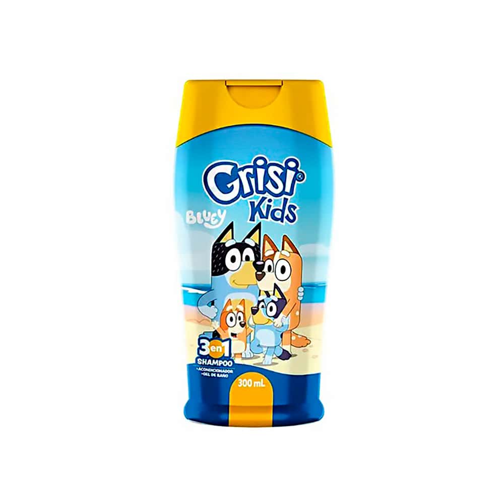 Champú infantil 3 en 1 aroma mora azul Bluey Grisi Kids (300 ml) - Miniatura 4