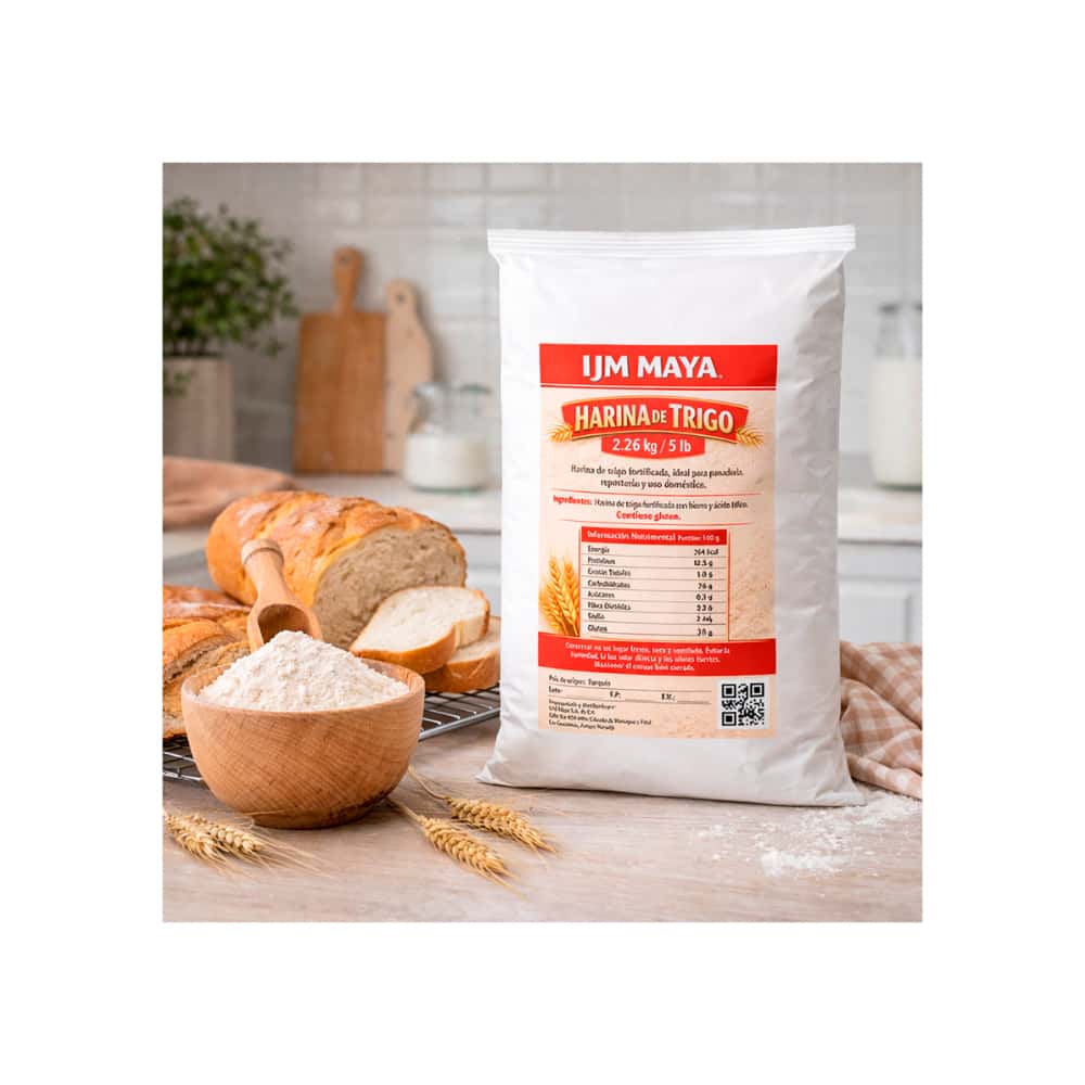 Harina de trigo fortificada IJM Maya (2.26 kg / 5 lb) - Miniatura 3