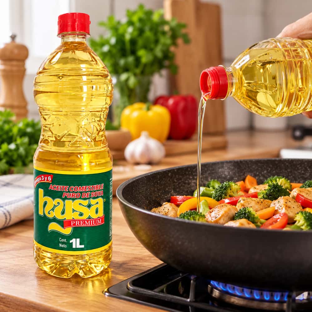 Aceite de soya puro Hysa (10 x 1 L) - Miniatura 2