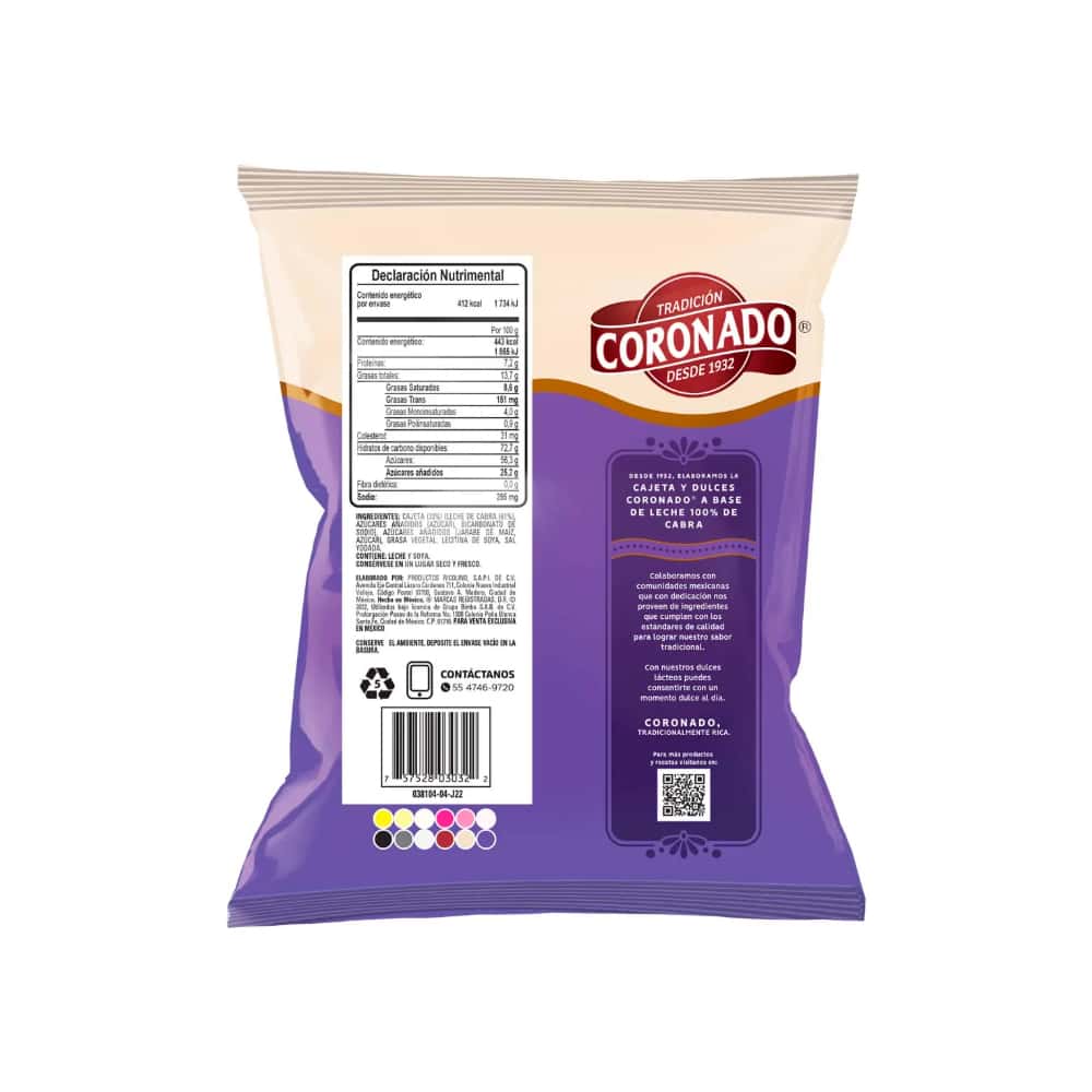 Dulce de leche chicloso Coronado (93 g / 3.28 oz) - Miniatura 5