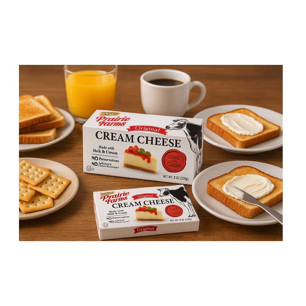 Queso crema Prairie Farms (226 g / 8 oz) - Miniatura 3