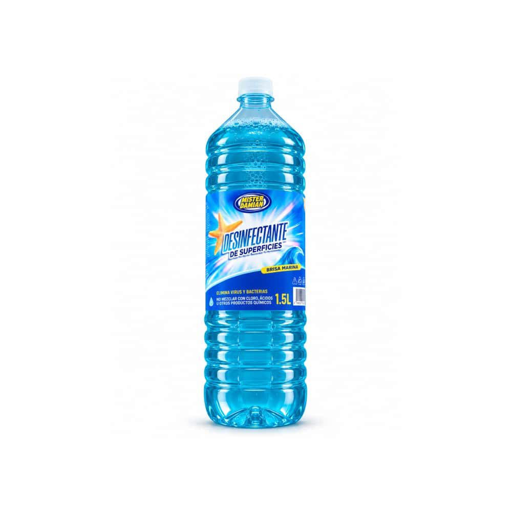 Desinfectante de superficie aroma brisa marina Mister Damian (1.5 L) - Miniatura 1