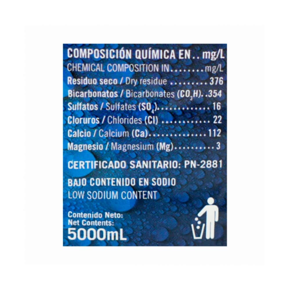 Agua mineral natural Ciego Montero (2 x 5000 ml) - Miniatura 3