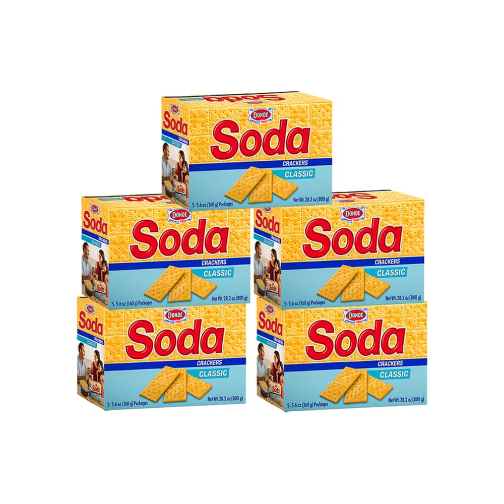 Galletas de soda Dondé (5 x 800 g / 1.76 lb) - Miniatura 1