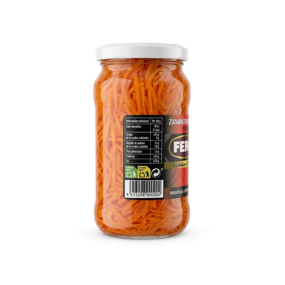 Zanahoria rallada Ferba (345 g / 12.17 oz) - Miniatura 2