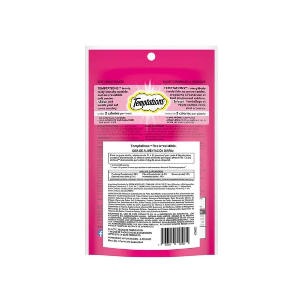 Golosinas para gatos con tentador sabor a res Whiskas Temptations (85 g / 3 oz) - Miniatura 2