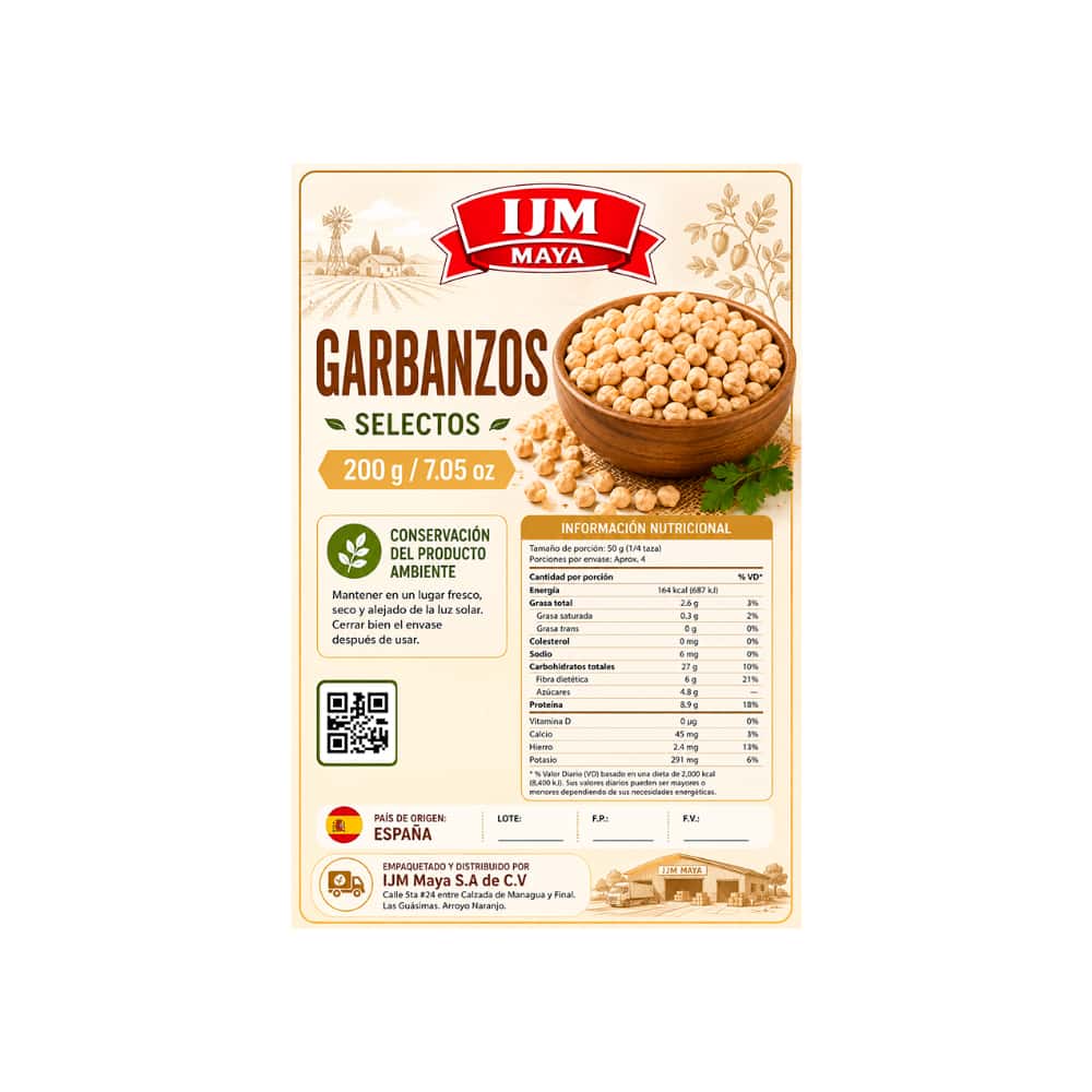 Garbanzos IJM Maya (200 g / 7.05 oz) - Miniatura 2