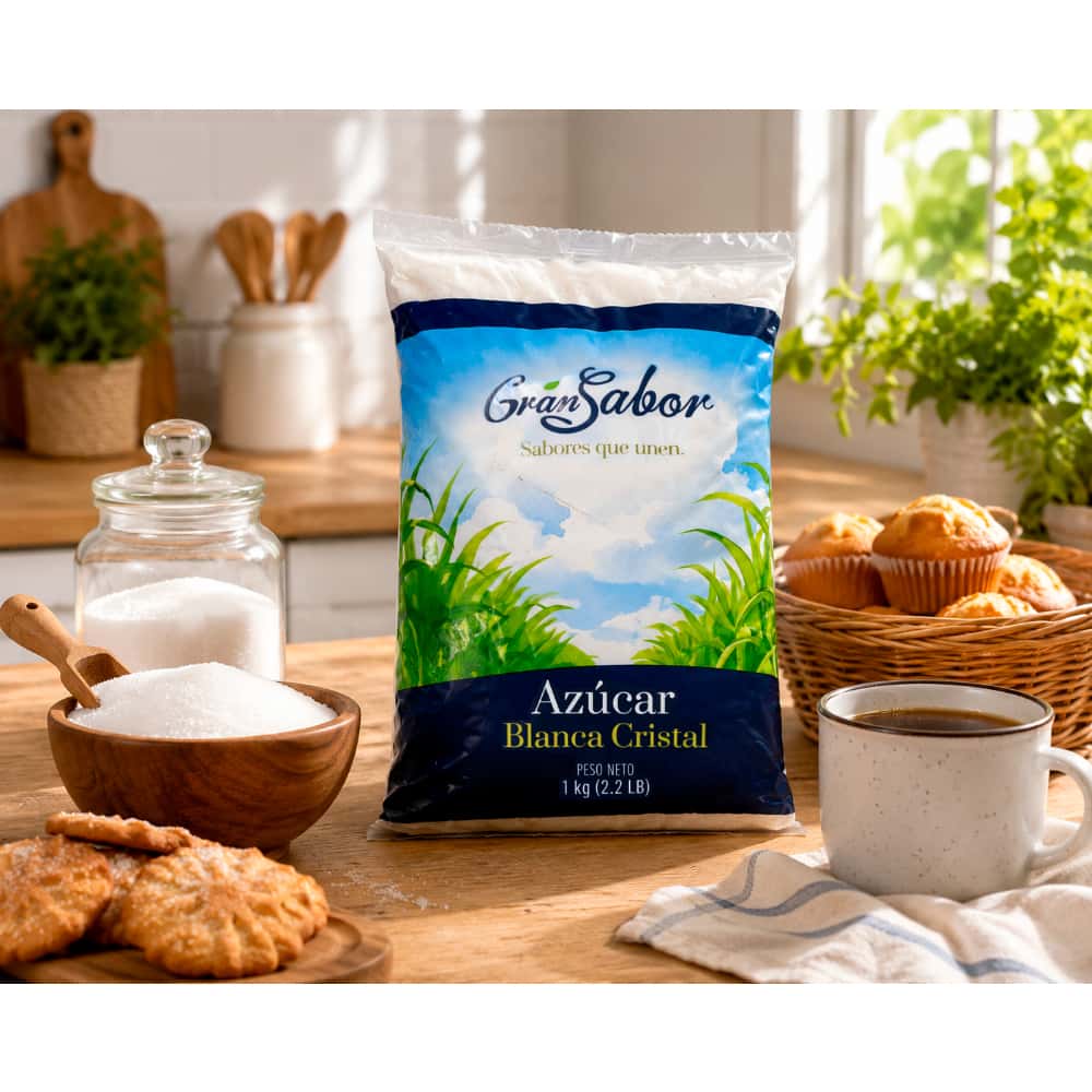 Azúcar blanca cristal Gran Sabor (1 kg / 2.2 lb) - Miniatura 5