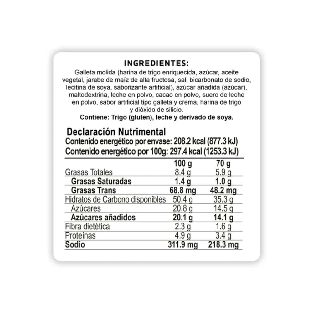 Sazonador sabor galletas de chocolate Pragná (70 g / 2.47 oz) - Miniatura 3