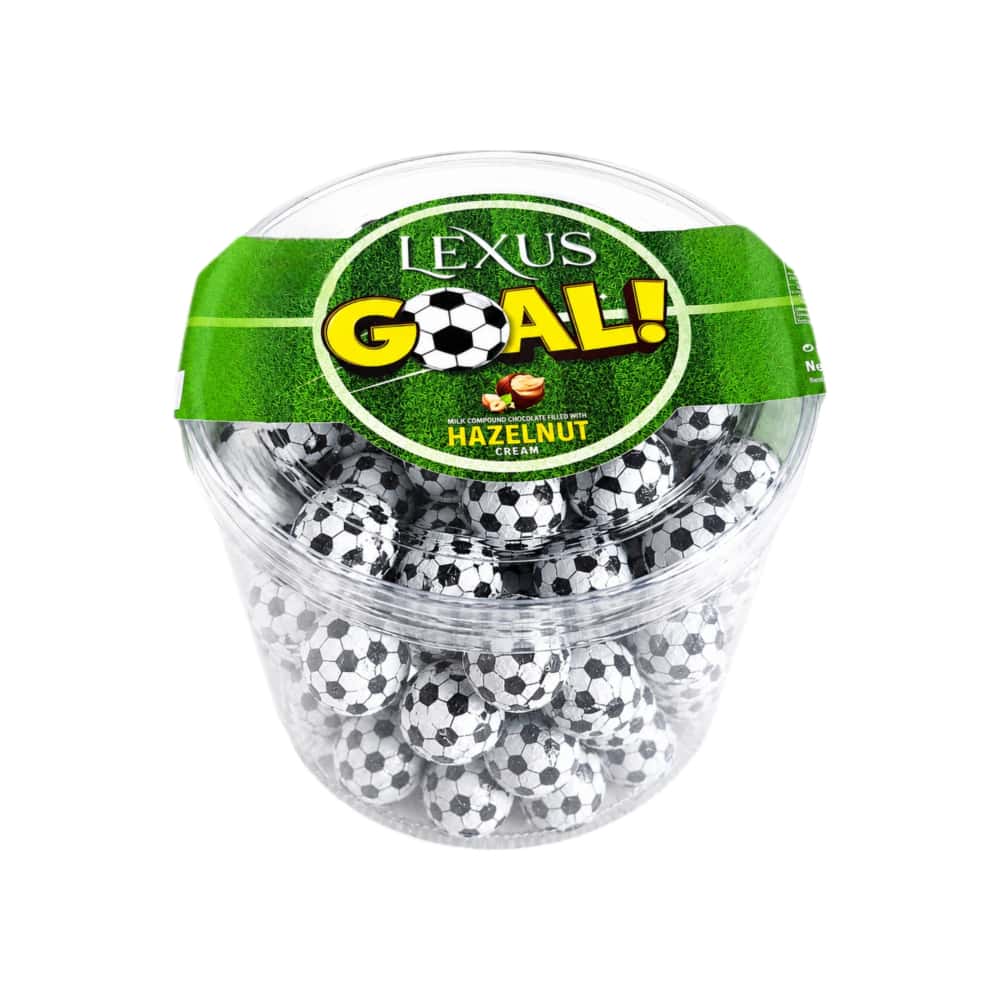 Bombones en forma de pelotas de fútbol Lexus (1 kg / 2.2 lb) - Miniatura 1