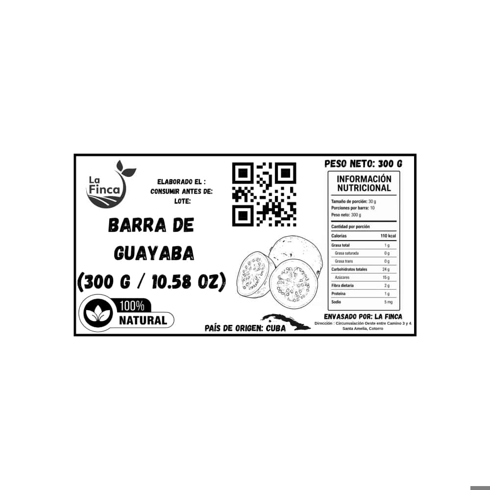 Barra de guayaba La Finca (300 g / 10.58 oz) - Miniatura 3