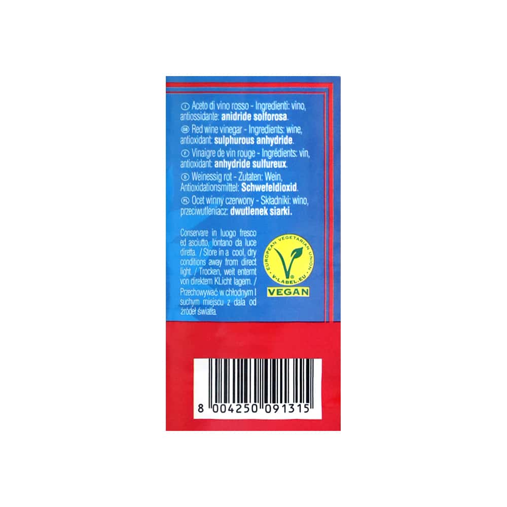Vinagre de vino tinto Varvello (1 L) - Miniatura 8