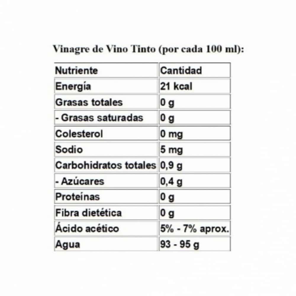 Vinagre de vino tinto Don Roy (1 L) - Miniatura 3