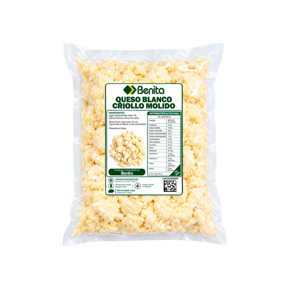 Queso blanco criollo molido Benita (454 g / 1 lb) - Miniatura 2