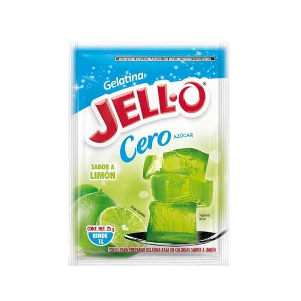 Gelatina sabor limón cero azúcar Jell-O (25 g) - Miniatura 1