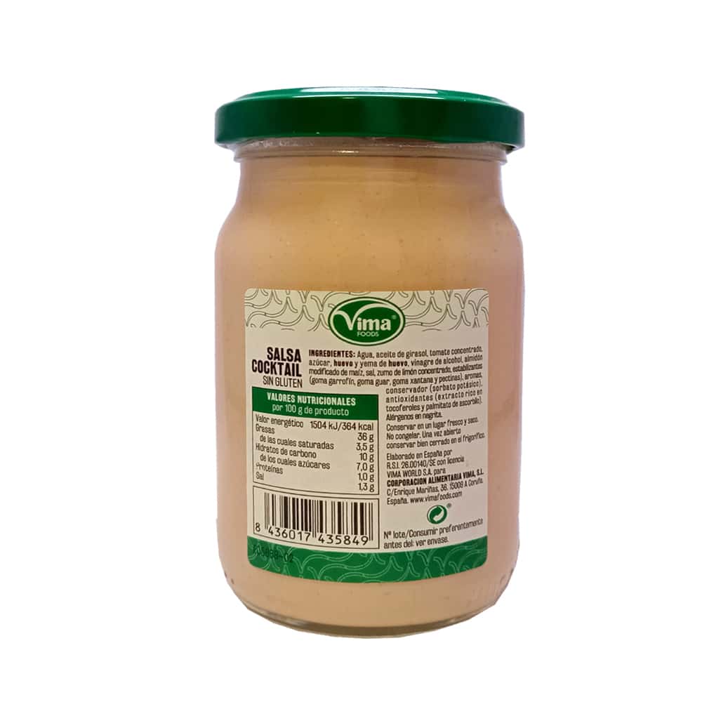 Salsa cocktail Vima Foods (225 ml) - Miniatura 2