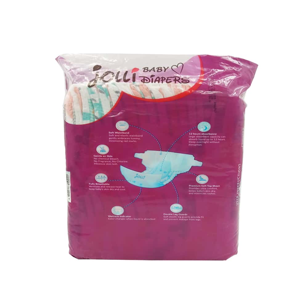 Pañales desechables para bebé talla S Jolli (36 U) - Miniatura 2
