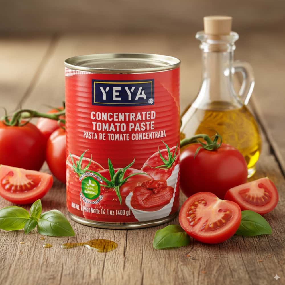 Pasta de tomate concentrada YEYA (24 x 400 g / 14.1 oz) - Miniatura 5