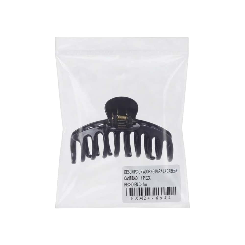 Pinza para el cabello negro con dientes largos Gutza - Miniatura 2