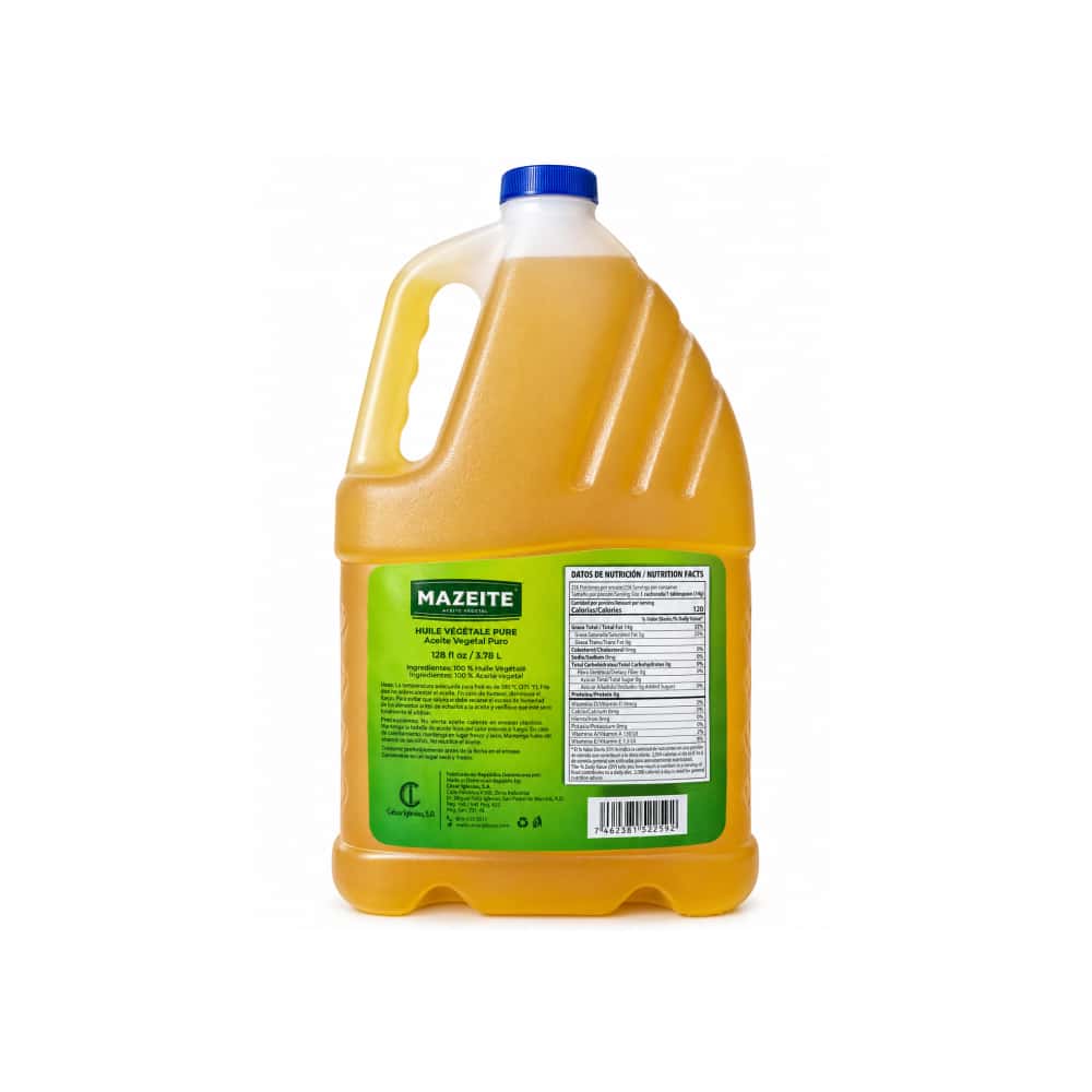 Aceite vegetal puro Mazeite (3.78 L) - Miniatura 2