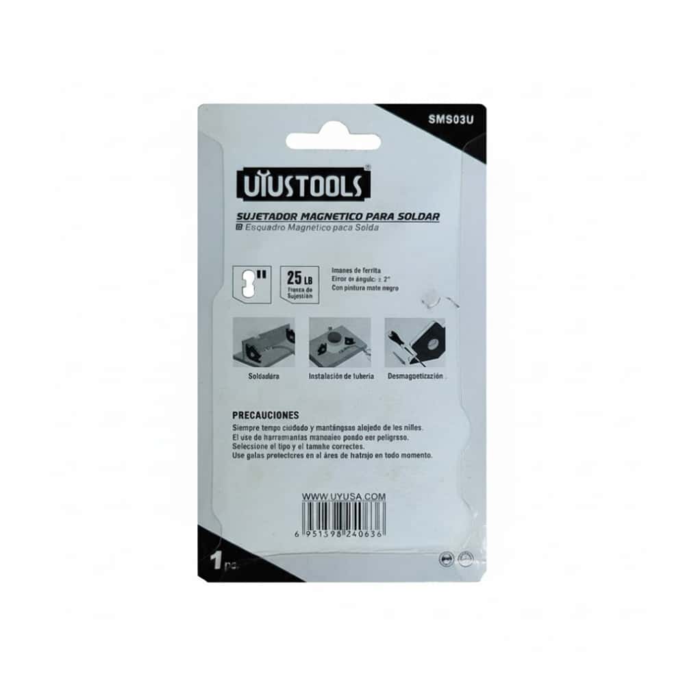 Sujetador - escuadra - magnético para soldar de 3'' Uyustools - Miniatura 5