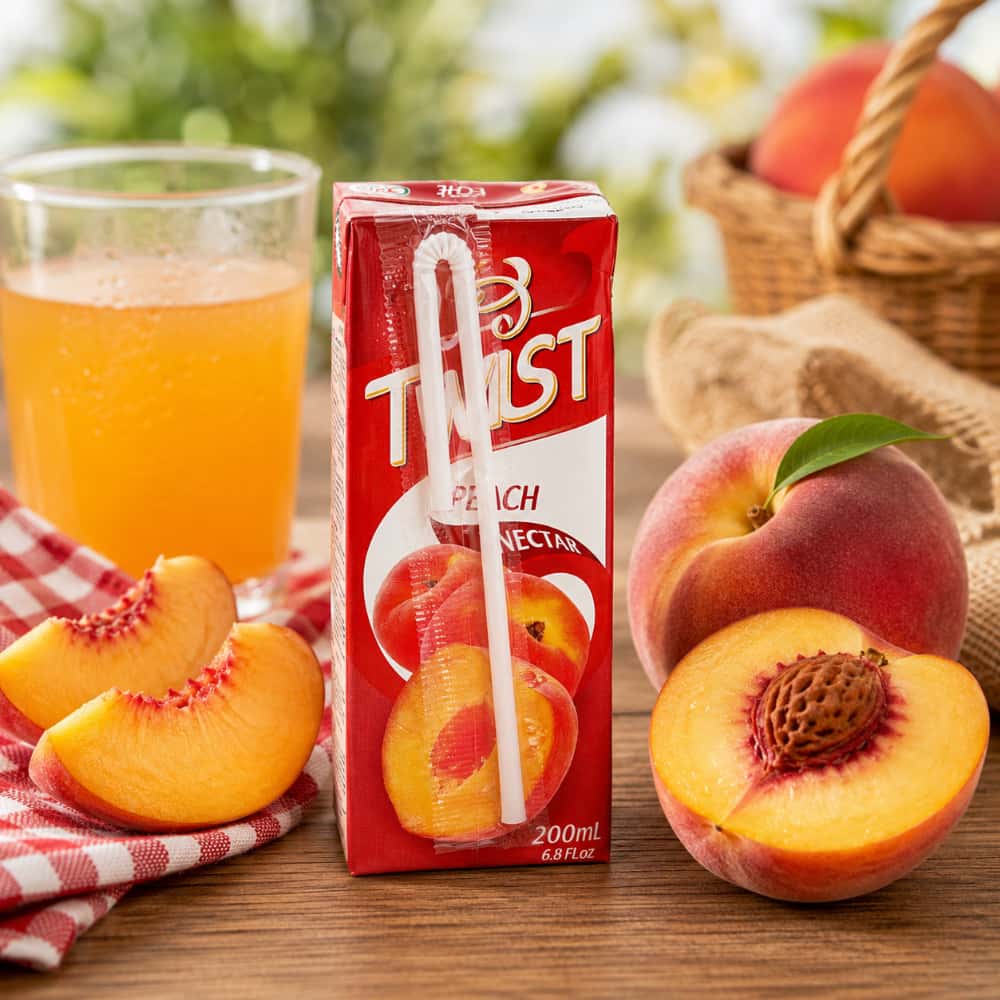 Néctar de melocotón -jugo- Twist (12 x 200 ml) - Miniatura 4