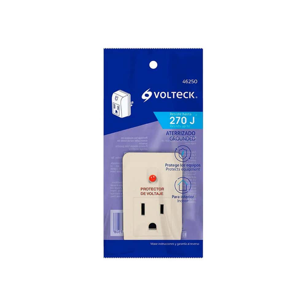 Adaptador con supresor de picos Volteck AD-270 - Miniatura 5