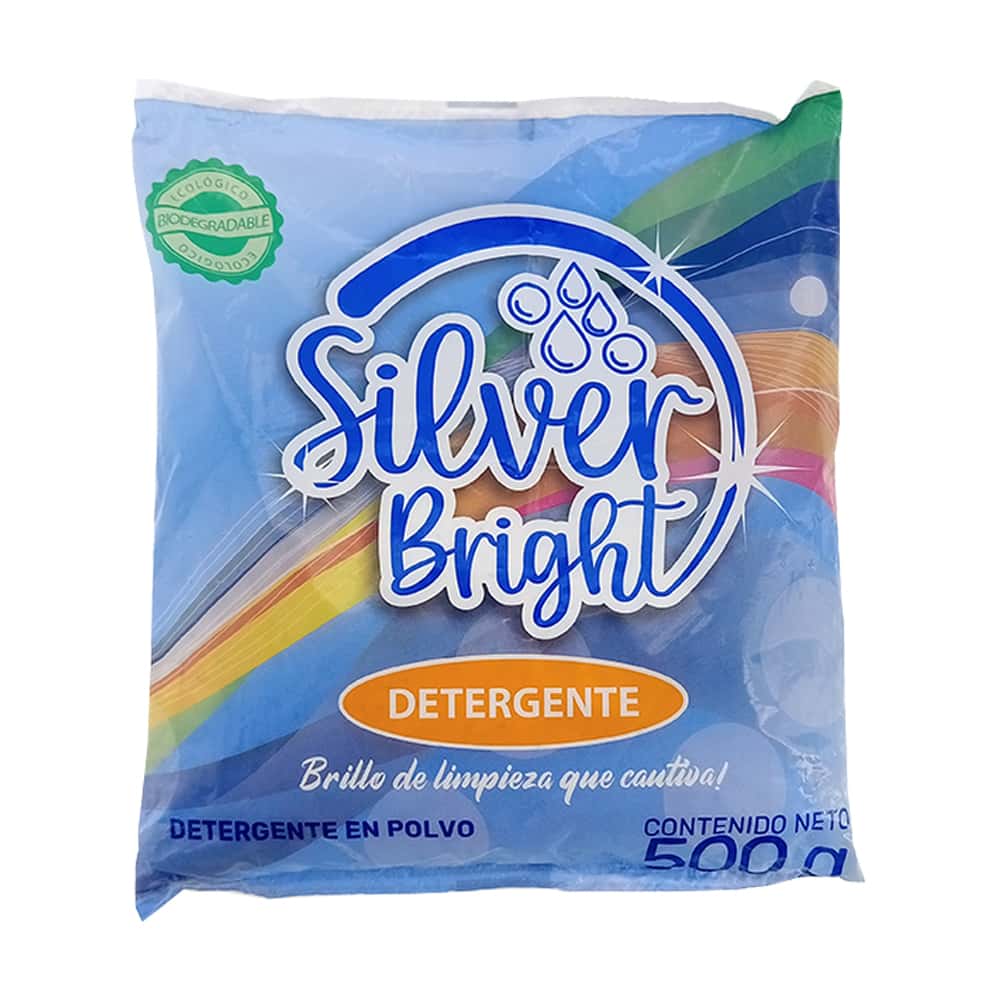 Detergente en polvo Silver Bright (500 g / 1.10 lb) - Miniatura 1