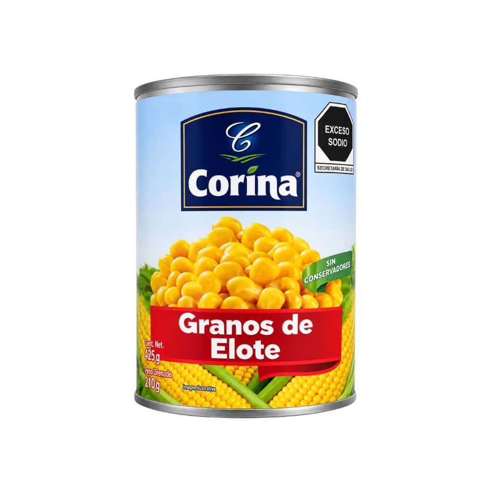 Granos de elote dulce Corina (425 g / 15 oz) - Miniatura 1