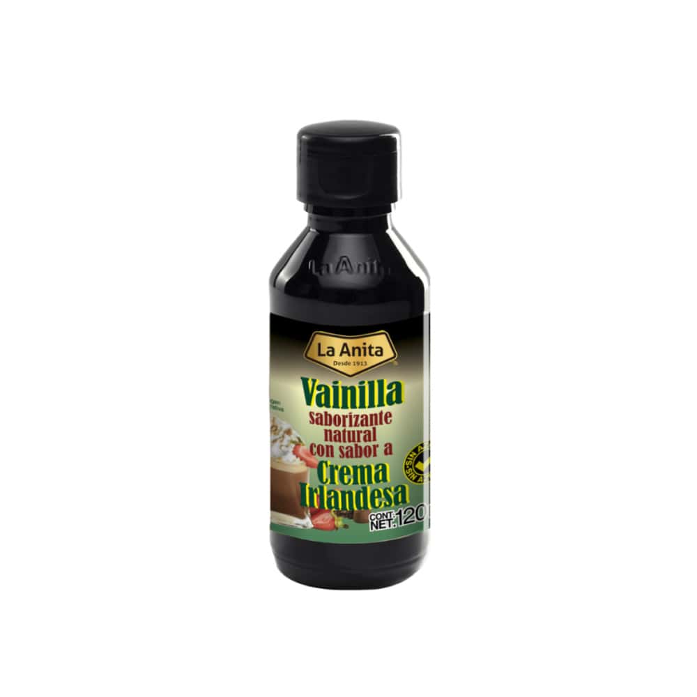 Saborizante natural vainilla con sabor a crema irlandesa La Anita (120 ml / 4.06 fl oz) - Miniatura 1