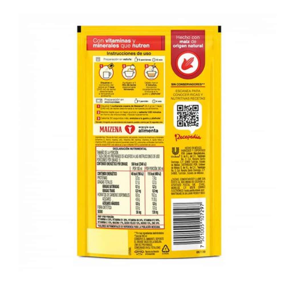 Atole sabor cajeta Maizena (47 g / 1.65 oz) - Miniatura 2