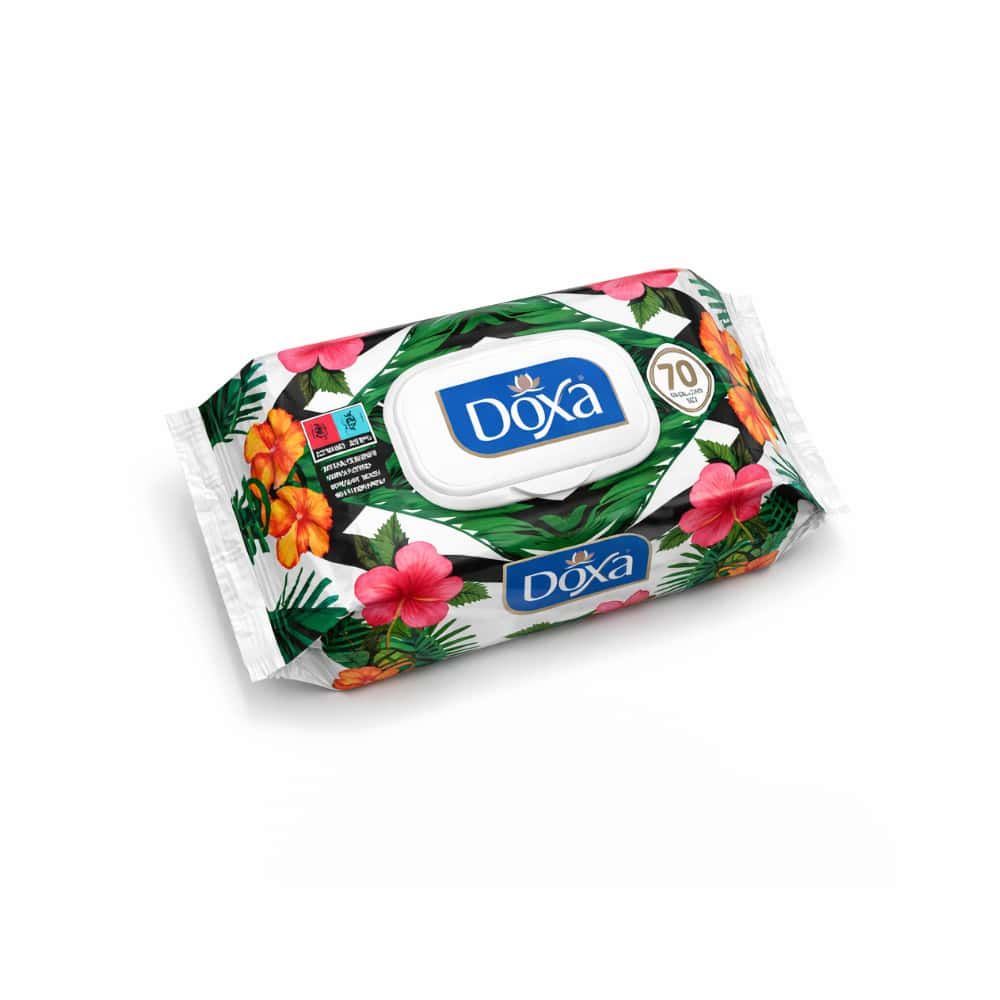 Toallitas húmedas safari Doxa (70 U) - Miniatura 1