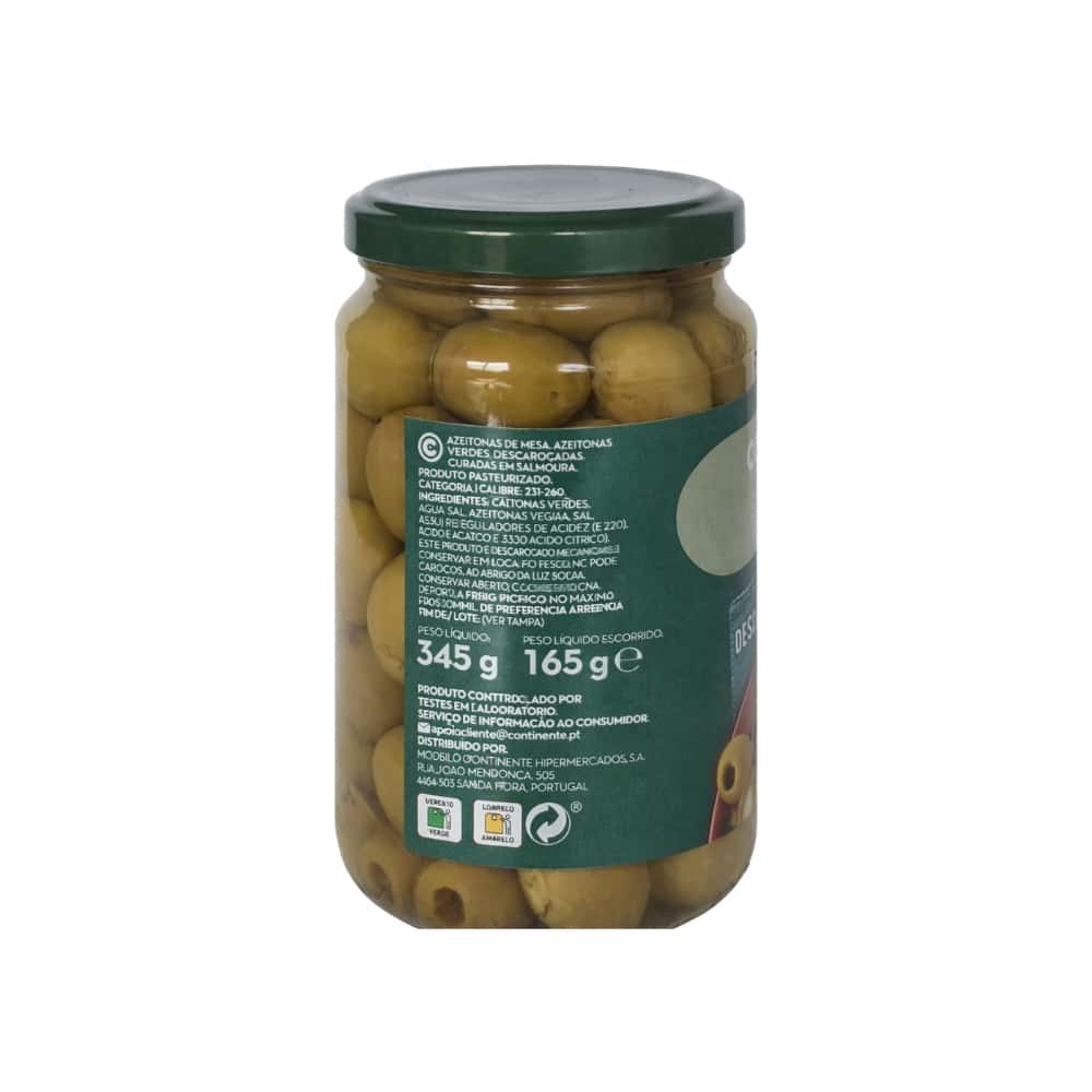 Aceitunas verdes sin hueso Continente (345 g / 12.17 oz) - Miniatura 2