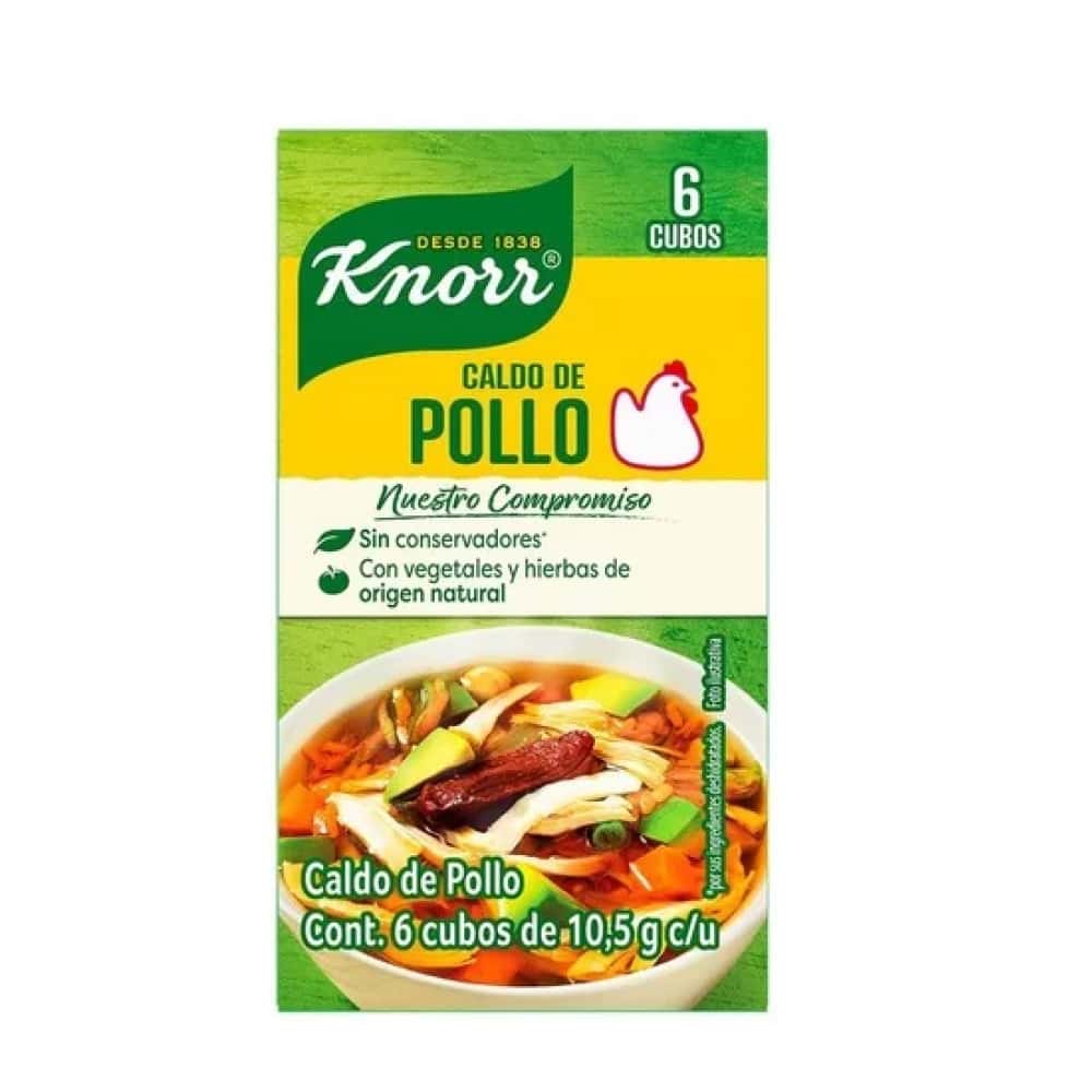 Cubos de caldo de pollo con vegetales y hierbas Knorr (6 x 10.5 g) - Miniatura 2