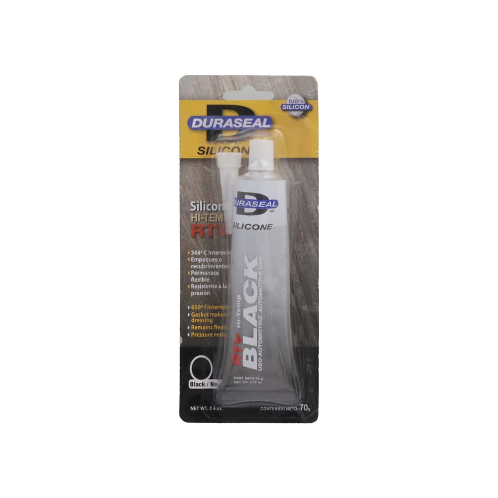 Silicona negra de alta temperatura Duraseal (70 g / 2.46 oz) - Miniatura 3